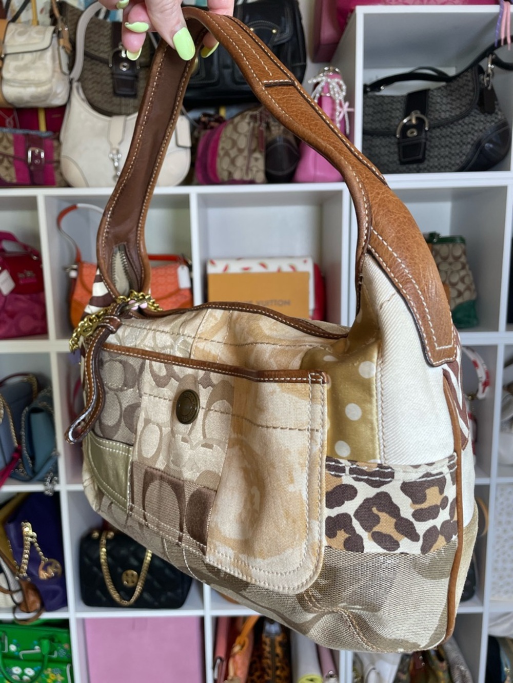 Coach Y2K Ergo Signature Patchwork Hobo Bag - Picture 5 of 17